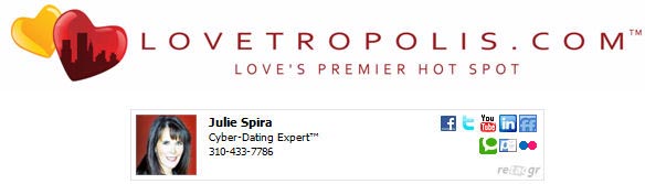 Lovetropolis.com Welcomes Cyber Dating Expert Julie Spira to its Team