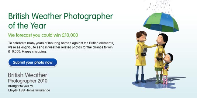 Lloyds TSB Is Searching For The The Weather Photographer of the Year 